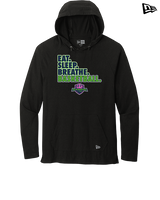 The GO Basketball Club Eat Sleep Breathe - New Era Tri-Blend Hoodie