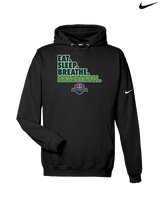 The GO Basketball Club Eat Sleep Breathe - Nike Club Fleece Hoodie