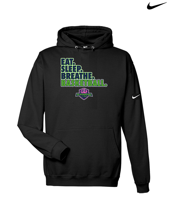 The GO Basketball Club Eat Sleep Breathe - Nike Club Fleece Hoodie