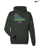 The GO Basketball Club Eat Sleep Breathe - Nike Club Fleece Hoodie