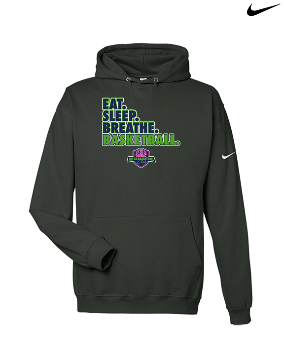 The GO Basketball Club Eat Sleep Breathe - Nike Club Fleece Hoodie