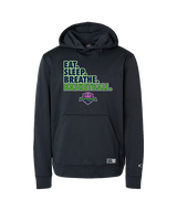 The GO Basketball Club Eat Sleep Breathe - Oakley Performance Hoodie