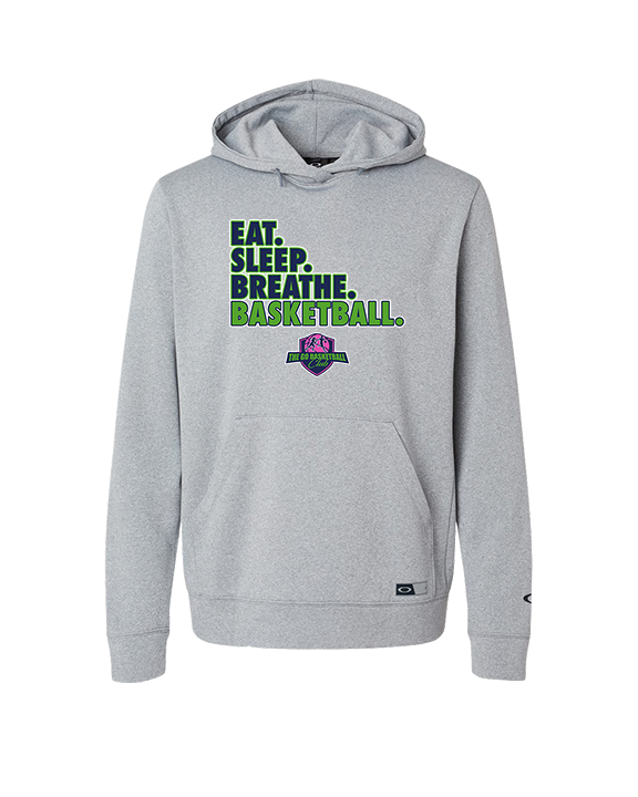 The GO Basketball Club Eat Sleep Breathe - Oakley Performance Hoodie