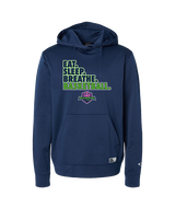 The GO Basketball Club Eat Sleep Breathe - Oakley Performance Hoodie