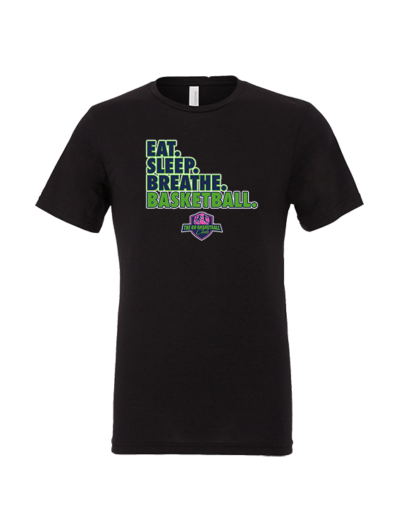 The GO Basketball Club Eat Sleep Breathe - Tri - Blend Shirt