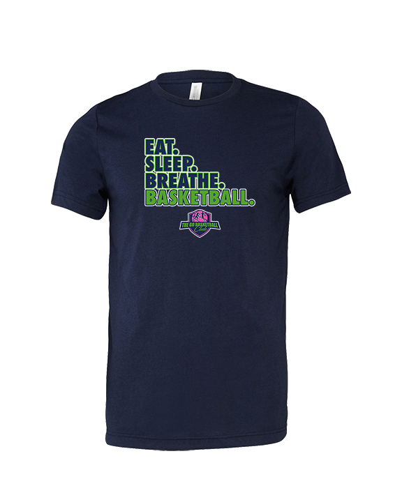 The GO Basketball Club Eat Sleep Breathe - Tri - Blend Shirt