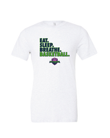 The GO Basketball Club Eat Sleep Breathe - Tri - Blend Shirt