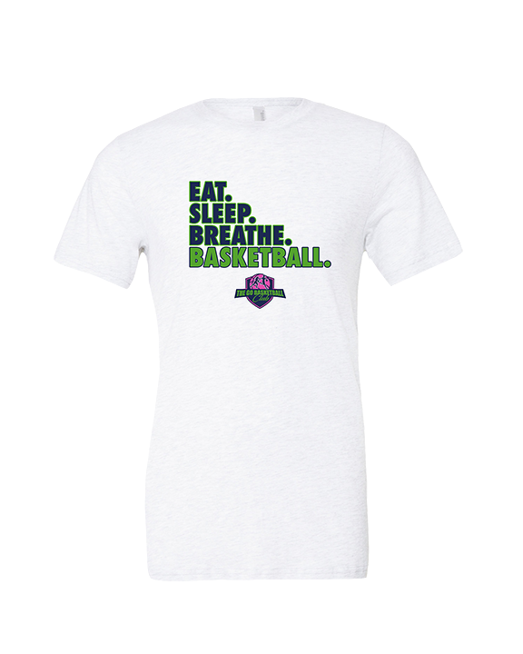 The GO Basketball Club Eat Sleep Breathe - Tri - Blend Shirt