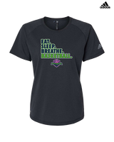 The GO Basketball Club Eat Sleep Breathe - Womens Adidas Performance Shirt