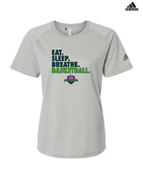 The GO Basketball Club Eat Sleep Breathe - Womens Adidas Performance Shirt