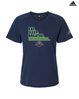 The GO Basketball Club Eat Sleep Breathe - Womens Adidas Performance Shirt