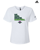 The GO Basketball Club Eat Sleep Breathe - Womens Adidas Performance Shirt