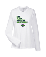 The GO Basketball Club Eat Sleep Breathe - Womens Performance Longsleeve