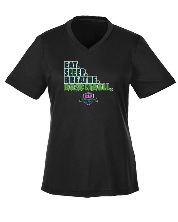 The GO Basketball Club Eat Sleep Breathe - Womens Performance Shirt