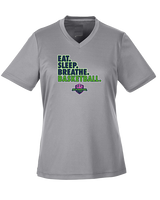 The GO Basketball Club Eat Sleep Breathe - Womens Performance Shirt