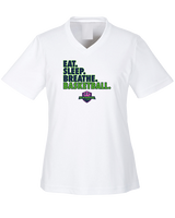 The GO Basketball Club Eat Sleep Breathe - Womens Performance Shirt