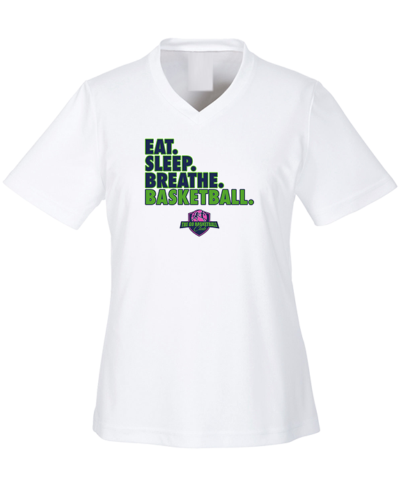 The GO Basketball Club Eat Sleep Breathe - Womens Performance Shirt