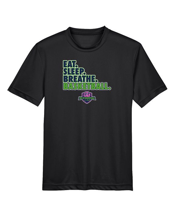 The GO Basketball Club Eat Sleep Breathe - Youth Performance Shirt