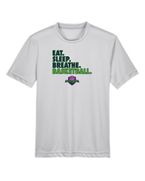 The GO Basketball Club Eat Sleep Breathe - Youth Performance Shirt