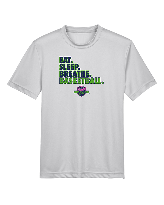 The GO Basketball Club Eat Sleep Breathe - Youth Performance Shirt