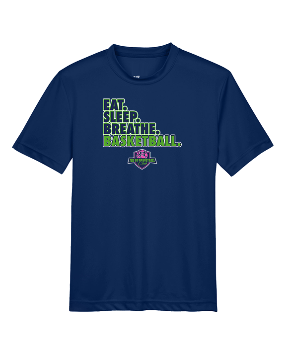 The GO Basketball Club Eat Sleep Breathe - Youth Performance Shirt