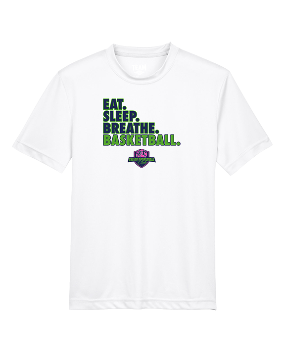 The GO Basketball Club Eat Sleep Breathe - Youth Performance Shirt