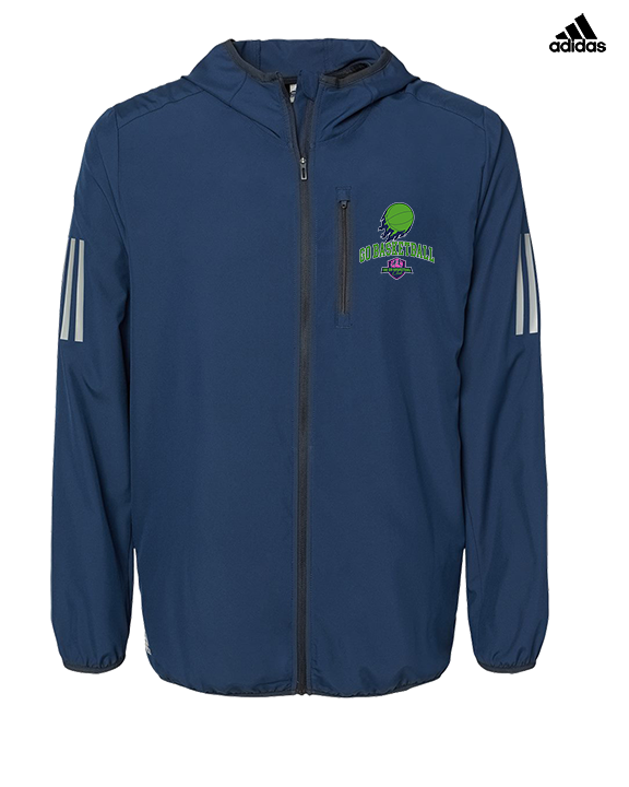 The GO Basketball Club On Fire - Mens Adidas Full Zip Jacket