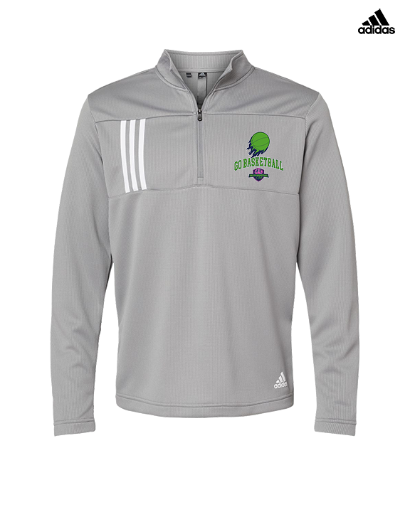 The GO Basketball Club On Fire - Mens Adidas Quarter Zip