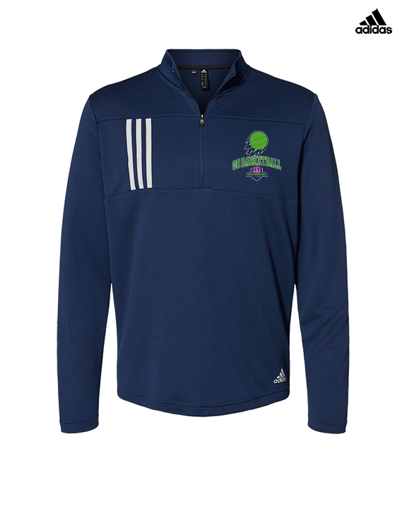 The GO Basketball Club On Fire - Mens Adidas Quarter Zip