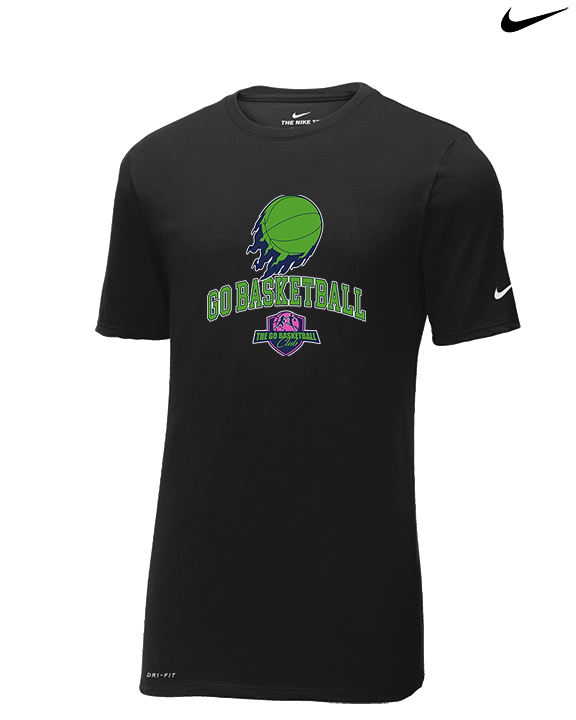 The GO Basketball Club On Fire - Mens Nike Cotton Poly Tee