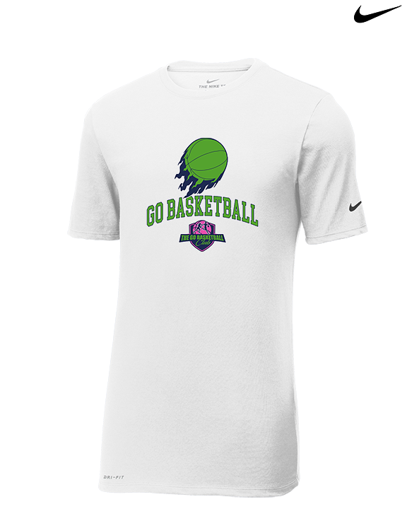 The GO Basketball Club On Fire - Mens Nike Cotton Poly Tee