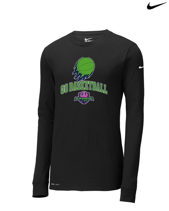 The GO Basketball Club On Fire - Mens Nike Longsleeve