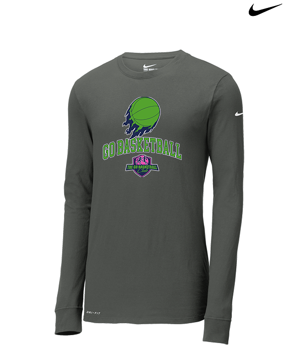 The GO Basketball Club On Fire - Mens Nike Longsleeve