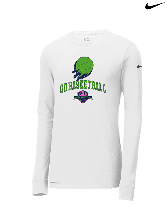 The GO Basketball Club On Fire - Mens Nike Longsleeve