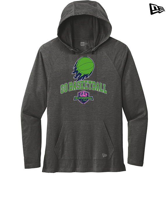 The GO Basketball Club On Fire - New Era Tri-Blend Hoodie