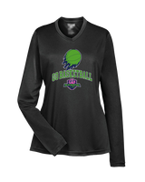 The GO Basketball Club On Fire - Womens Performance Longsleeve