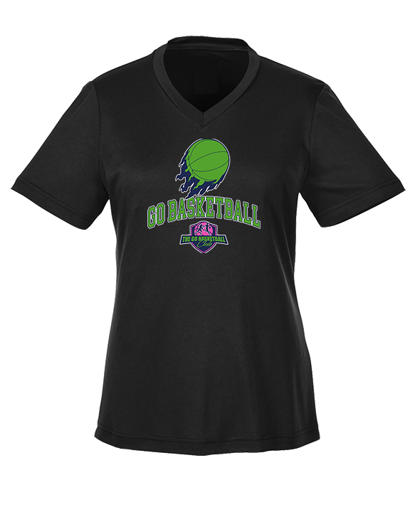 The GO Basketball Club On Fire - Womens Performance Shirt