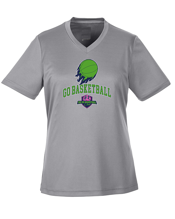 The GO Basketball Club On Fire - Womens Performance Shirt