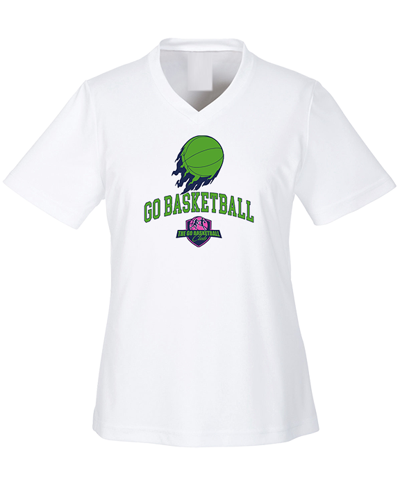 The GO Basketball Club On Fire - Womens Performance Shirt