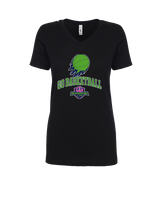 The GO Basketball Club On Fire - Womens Vneck