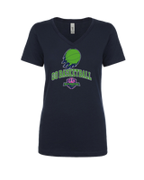 The GO Basketball Club On Fire - Womens Vneck