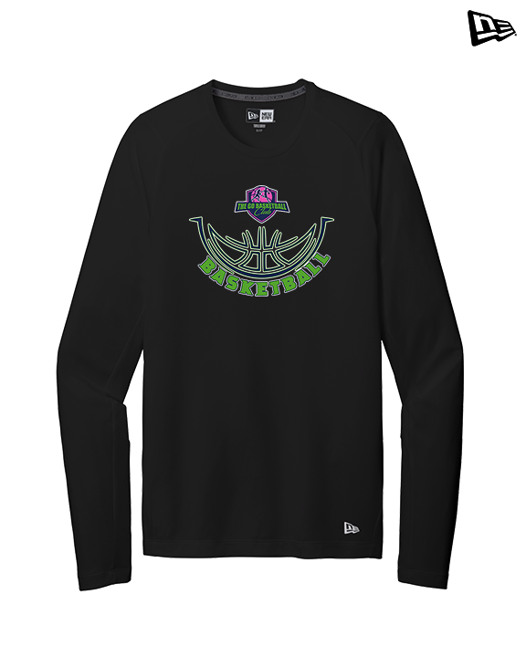 The GO Basketball Club Outline - New Era Performance Long Sleeve