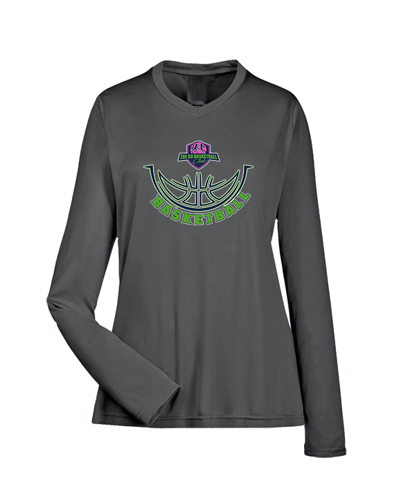 The GO Basketball Club Outline - Womens Performance Longsleeve