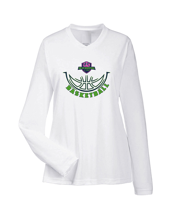 The GO Basketball Club Outline - Womens Performance Longsleeve