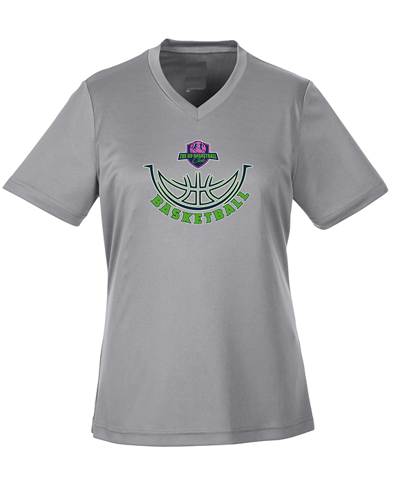 The GO Basketball Club Outline - Womens Performance Shirt