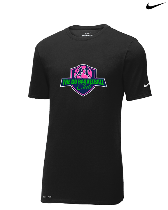 The Go Basketball Club Logo - Mens Nike Cotton Poly Tee