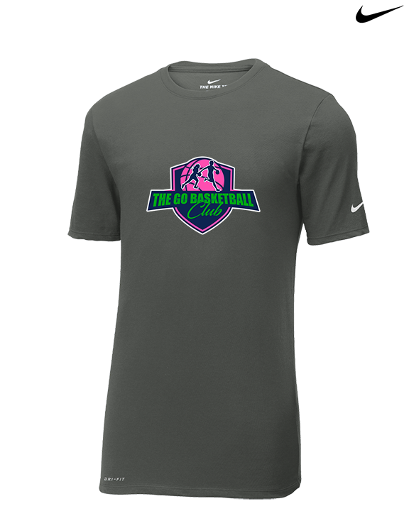 The Go Basketball Club Logo - Mens Nike Cotton Poly Tee