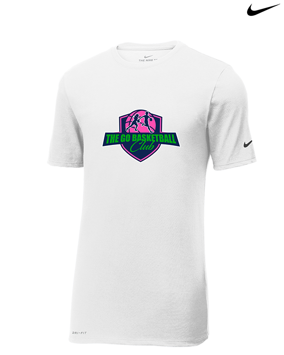 The Go Basketball Club Logo - Mens Nike Cotton Poly Tee