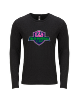 The Go Basketball Club Logo - Tri-Blend Long Sleeve