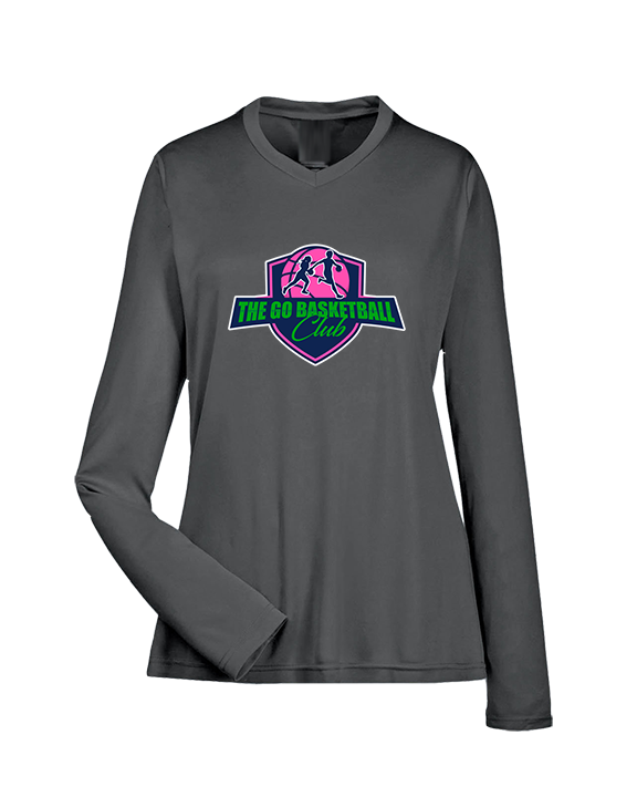 The Go Basketball Club Logo - Womens Performance Longsleeve